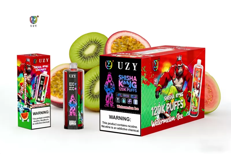UZY SHISHA HOOKAH KING 120000 – 120K Puffs Direct to Lung 1.0 ohm Mesh Coil Disposable Vape Wholesale Price - Image 3