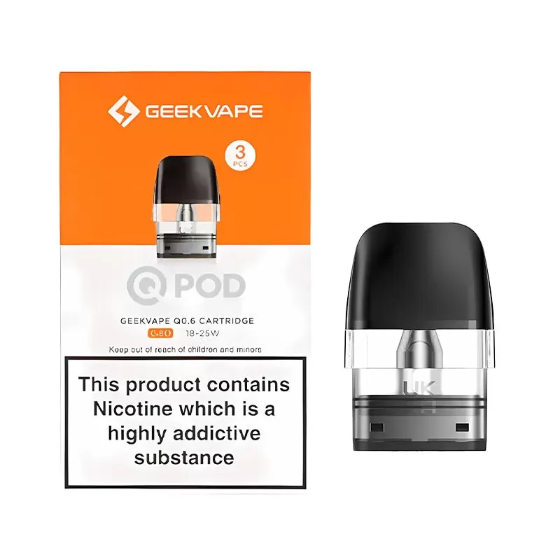 GeekVape Q Replacement Pods - 0.6ohm - Top-Fill, 0.8ohm - Top-Fill - Image 3
