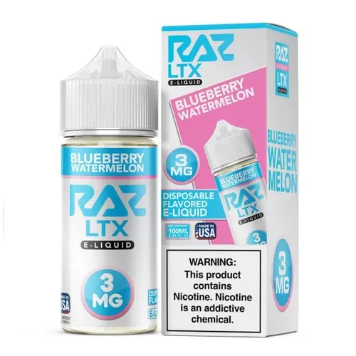 Pod Juice X Raz LTX Blueberry Watermelon Tobacco Free Nicotine 100ML E-Juice