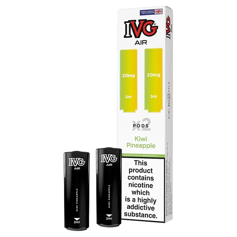 Kiwi Pineapple IVG Air Pods – 5 packs or 10 packs