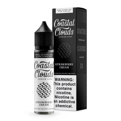Coastal Clouds - Strawberry Cream - 60ML E-Liquid