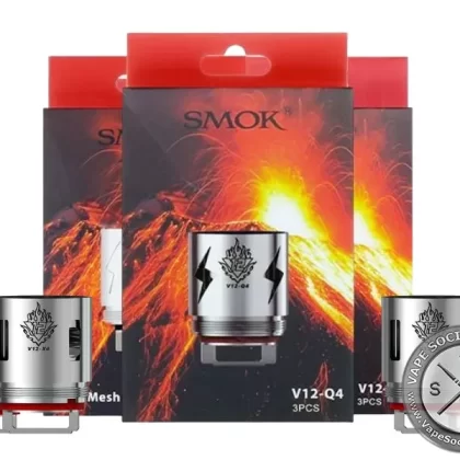 SMOK TFV12 Replacement Coils (Pack of 3) - V12 Mesh Coils 0.15ohm, V12 Strip Coils 0.15ohm