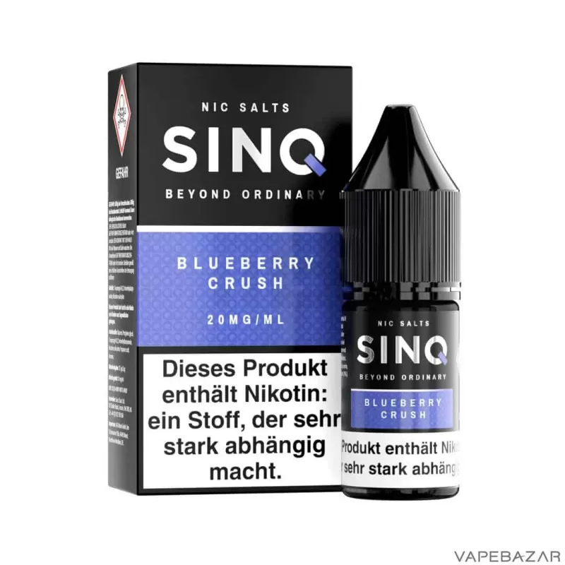 SINQ Nic Salt – Blueberry Crush - Vapebazar - Image 3