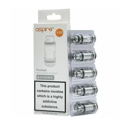 Aspire PockeX Coils - 0.6ohm