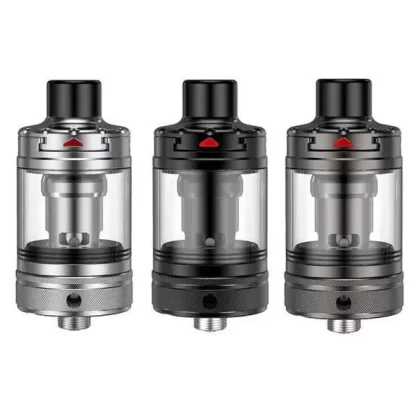 ASPIRE NAUTILUS 3 VAPE TANK - Color#BLACK>GUNMETAL>STAINLESS STEEL
