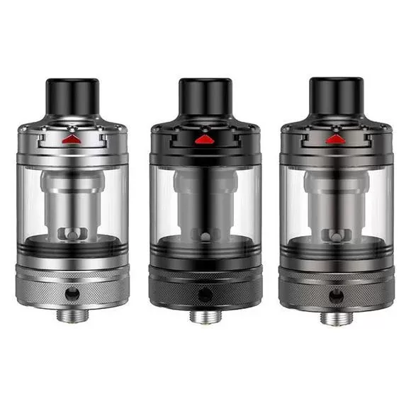 ASPIRE NAUTILUS 3 VAPE TANK - Color#BLACK>GUNMETAL>STAINLESS STEEL