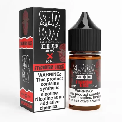 Strawberry Blood SALT – Sadboy – 30mL Nicotine Salt e-liquid