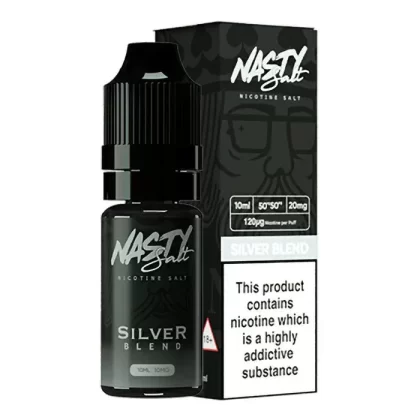 Nasty Salt Silver Blend Nic Salt Vape Juice - Strength#10mg>20mg (BD858C)