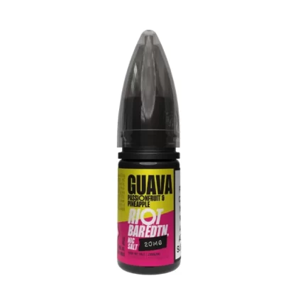 Guava, Passionfruit & Pineapple Nic Salt E-Liquid Bar Edition by Riot Squad (10ml) - 10mg