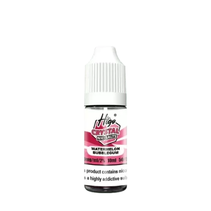 Higo crystal Watermelon Bubblegum Nic Salt Vape Juice - Strength 10mg