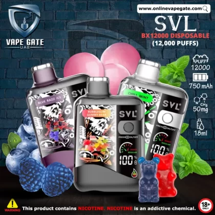 SVL BX12000 Disposable Vape (12,000 Puffs ) - Strawberry Kiwi / 50 mg
