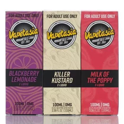 Vapetasia - No Nicotine Vape Juice - 100ml - Killer Kustard Strawberry