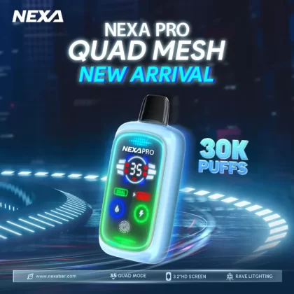 NEXA Pro 30K Puff Disposable Device - 30000 Puffs - Strawberry Kiwi