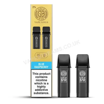 Gold Bar Reload Blue Raspberry Prefilled Pod - Vapestreams Co