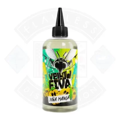 Yellow Fiva Pina Manga 0mg 200ml Shortfill E-Liquid - Ecigdepot