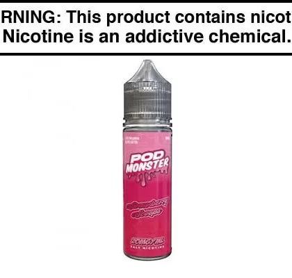 STRAWBERRY SCOOPS BY POD MONSTER 60ML - Vapejuice