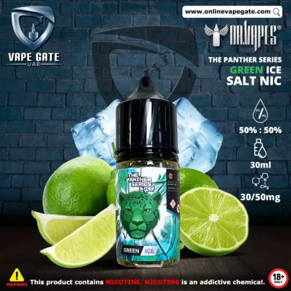 Green Ice - The Panther Series 30ml Saltnic by Dr. Vapes - 30 mg / 30 ml