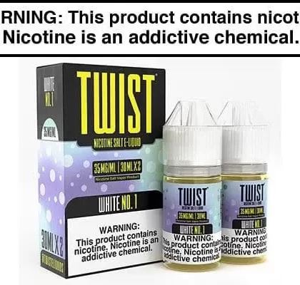 WHITE NO. 1 BY TWIST SALT 60ML - Vapejuice