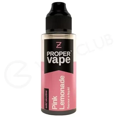 Pink Lemonade Shortfill E-Liquid by Proper Vape 100ml