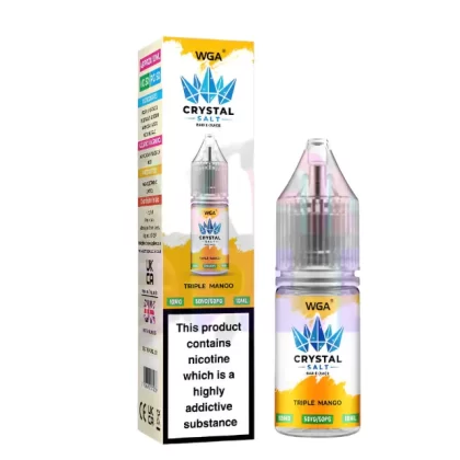 WGA Crystal Triple Mango Nic Salt - 10 Pack