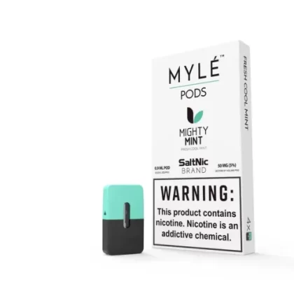 SaltNic Mighty Mint MYLE Replacement Pod 4-Pack