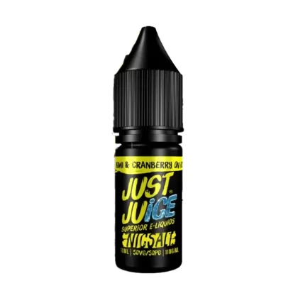 Just Juice Kiwi & Cranberry On Ice Nic Salt Vape Juice - 10 Pack - Strength