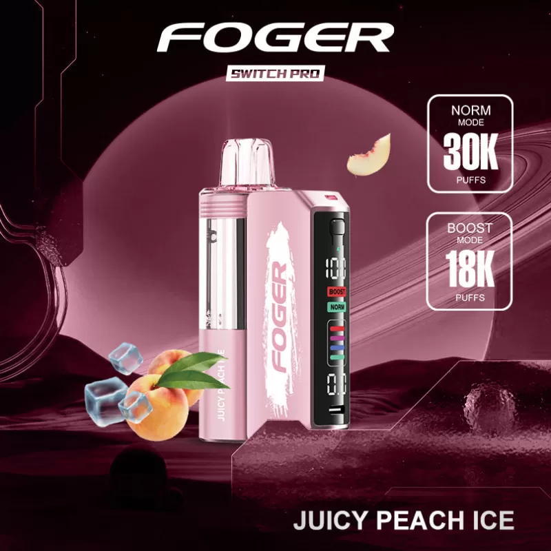 Juicy Peach Ice Foger Switch Pro Kit 30K Puffs - Image 3