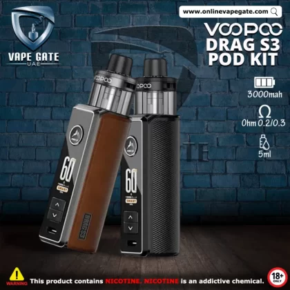 Voopoo Drag S3 Pod Kit (60W) 3000mAh - Spray Black