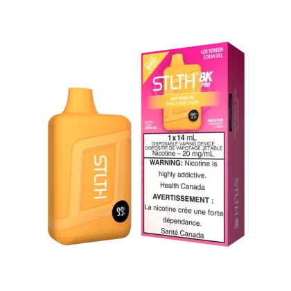 STLTH BOX 8K PRO DISPOSABLE – JUICY PEACH ICE