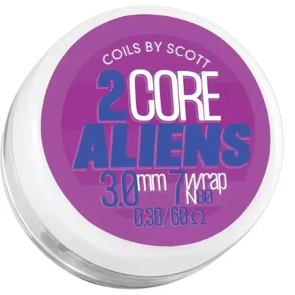 Handmade Coils By Scott 2 Core Alien Clapton 0.30ohm - Vape Store