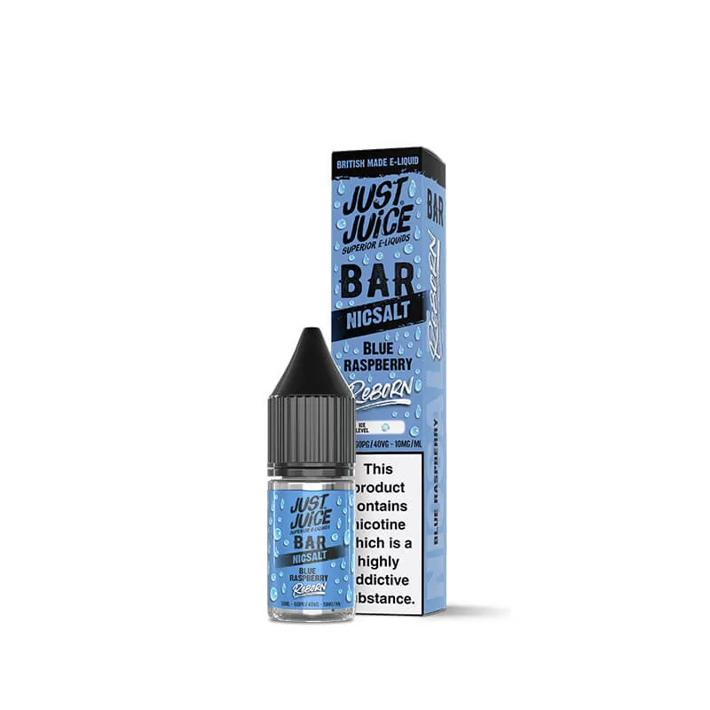 Just Juice Reborn Blue Raspberry 10ml Nic Salt E-Liquid - 5mg - Image 2