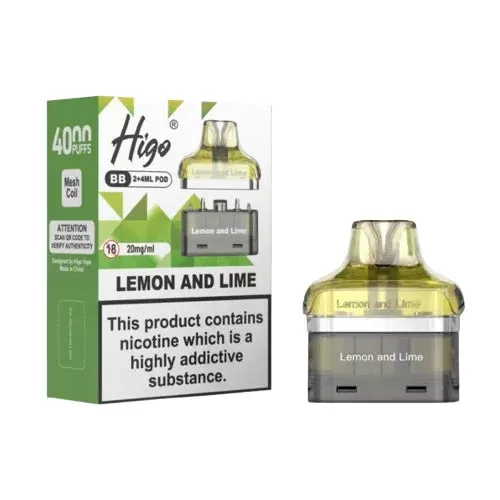 Higo BB 4000 Puffs Prefilled Pods - Box of 10 - CHERRY BERRIES