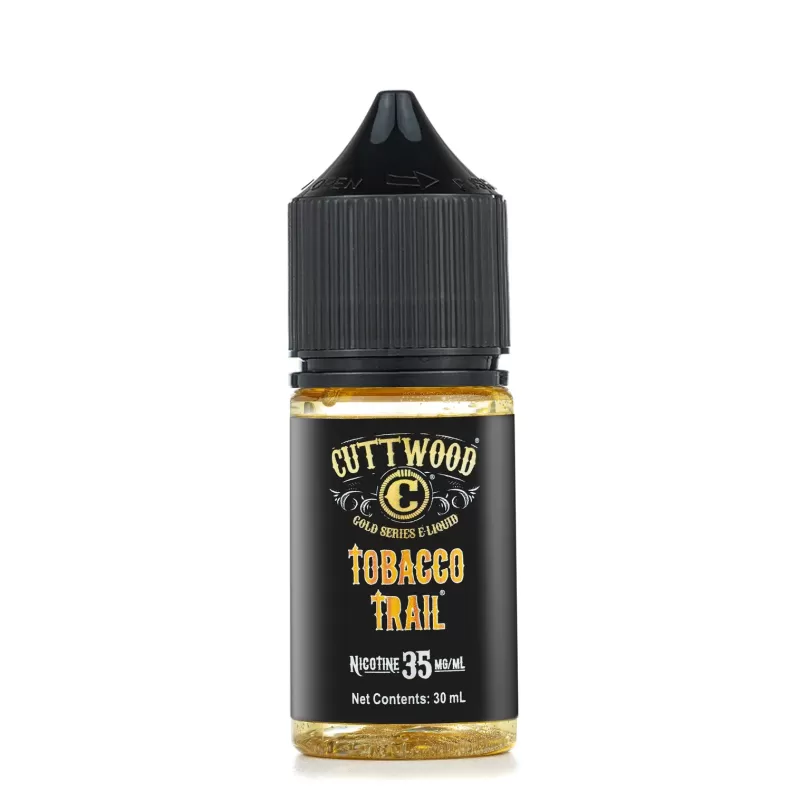 CUTTWOOD Salt - Gold Series - Tobacco Trail - 30ML E-Liquid - 35MG