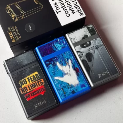Uwell Blocks Squonk Mod - Sapphire Blue / Complete Set RDTA w/bf pin