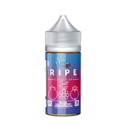 Blue Razzleberry Pomegranate by Vape 100 Ripe Collection Salts 30ml - Vape Product, Vape Product