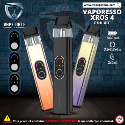 VAPORESSO XROS 4 16W 1000mAh POD SYSTEM - Black