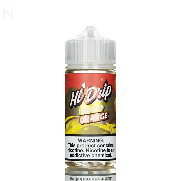 Hi Drip E-Liquid - Island Orange - 100ml - 6mg - Image 2