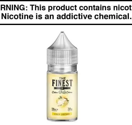 LEMON CUSTARD BY THE FINEST SALT NIC 30ML - Vapejuice