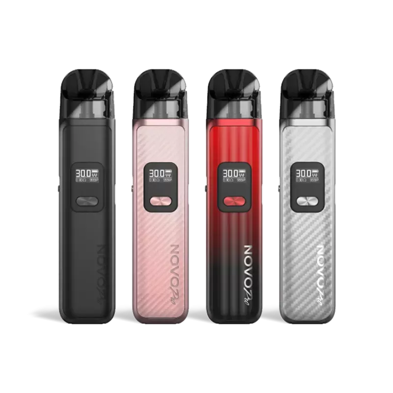 Smok Novo Pro Pod System - Black Carbon Fiber, Black Gunmetal