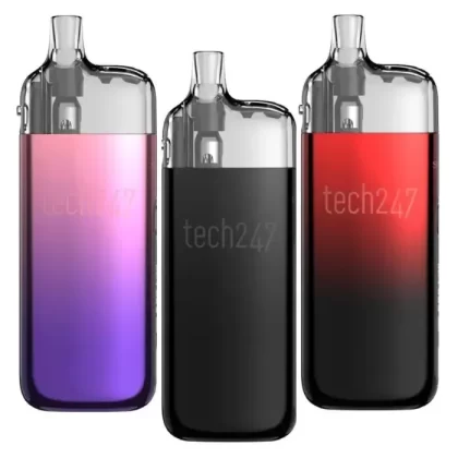 SMOK Tech 247 Vape Kit - Color#Black>Gunmetal>Pink Purple>Red Black>Silver>Purple Blue>Green Gradient>Blue Gradient