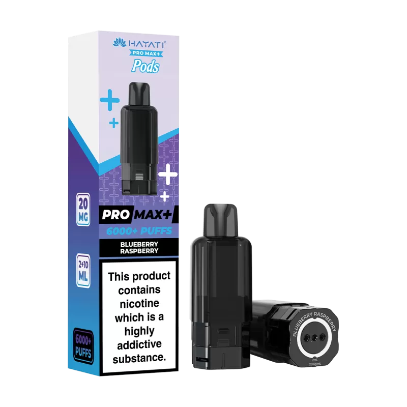 Blueberry Raspberry Hayati Pro Max+ Refill Pack - 20mg - Vape Product (826B2A)
