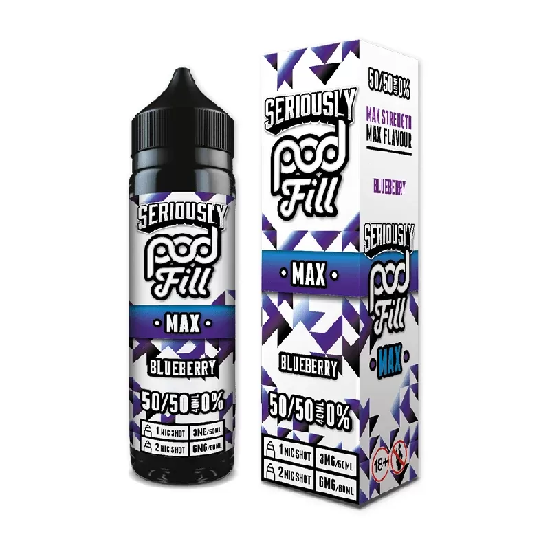 Blueberry Seriously Pod Fill Max 40ml by Doozy