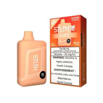 STLTH 8K Pro Peach Mango Ice Disposable Box