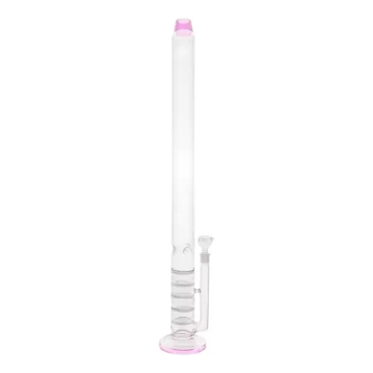 Pink Honeycomb Missile Bong – 35in