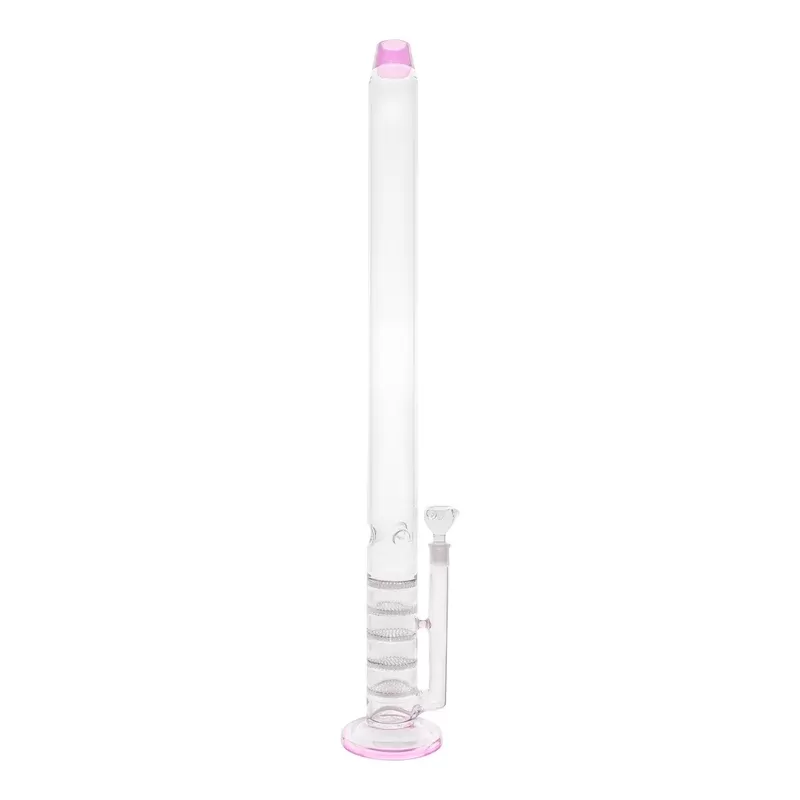 Pink Honeycomb Missile Bong – 35in