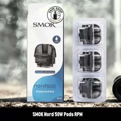 SMOK Nord 50W Pods RPM NORD LP2 Replacement Pod Cartridge in Dubai UAE - LP2 Empty Cartridge, NORD Empty Cartridge (66E97D)