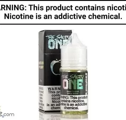 SWEET & SOUR APPLE BERRY BY THE SALTY ONE 30ML - Vapejuice