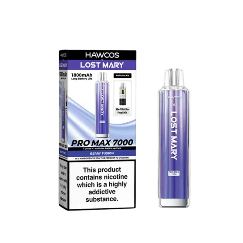 Hawcos x Lost Mary Pro Max 7000 Prefilled Pod Kit Berry Fusion