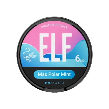 Elf Bar Elf Max Polar Mint Nicotine Pouches - 6mg