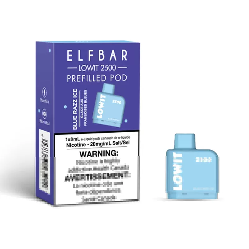 ELFBAR LOWIT – Prefilled Pods – ELF BAR Lowit – 2500 Puffs